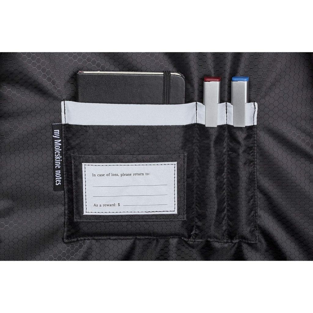 Moleskine Metro Slim Backpack, Men's, Black, One Size, Fits 15-inch Laptop, Business Backpack