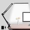Adjustable USB LED Desk Lamp with Clamp Reading Light Clip-on Table Lamp Eye-Care Dimmable Reading Light Swing Arm Desk Lamp