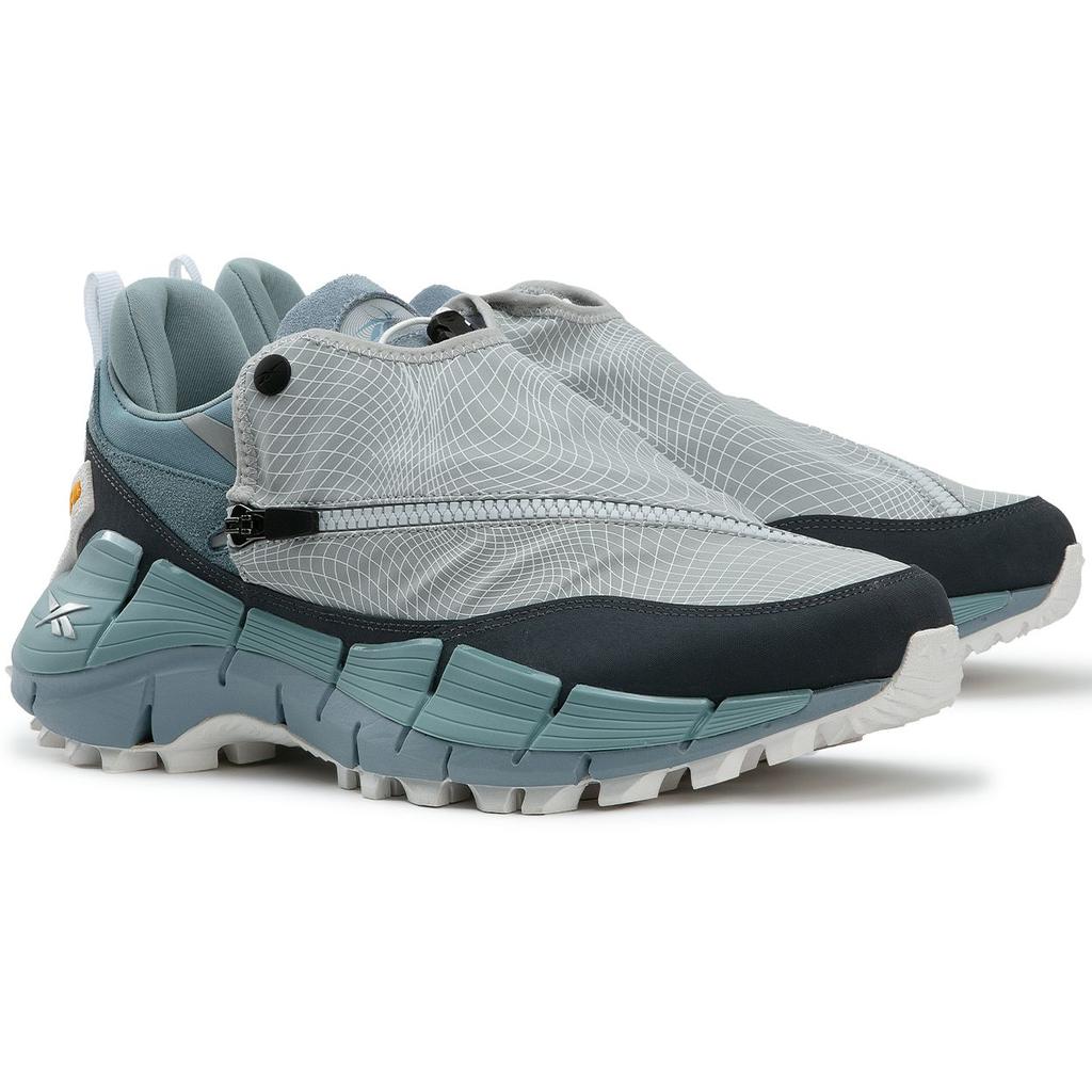 Reebok Spyder X Zig Kinetica Edge 2.5 Pantofi de alergare confortabili cu talpă joasă Unisex sneaker Gri-fumuriu Albastru 100245916