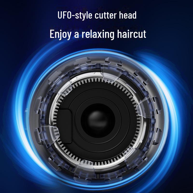Intelligent Fully Automatic Men's Washable Electric Hair Clipper & Shaver (UFO Design)