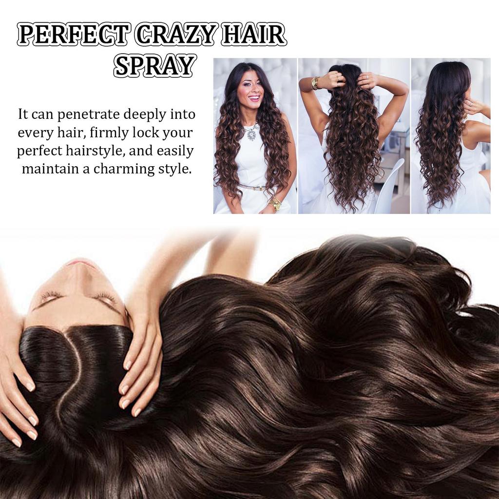 EELHOE Hair Volumizing And Styling Spray Oil Control Refreshing Long Lasting Hold No Wash Hair Texture Finish Spray For Daily Use 100ml