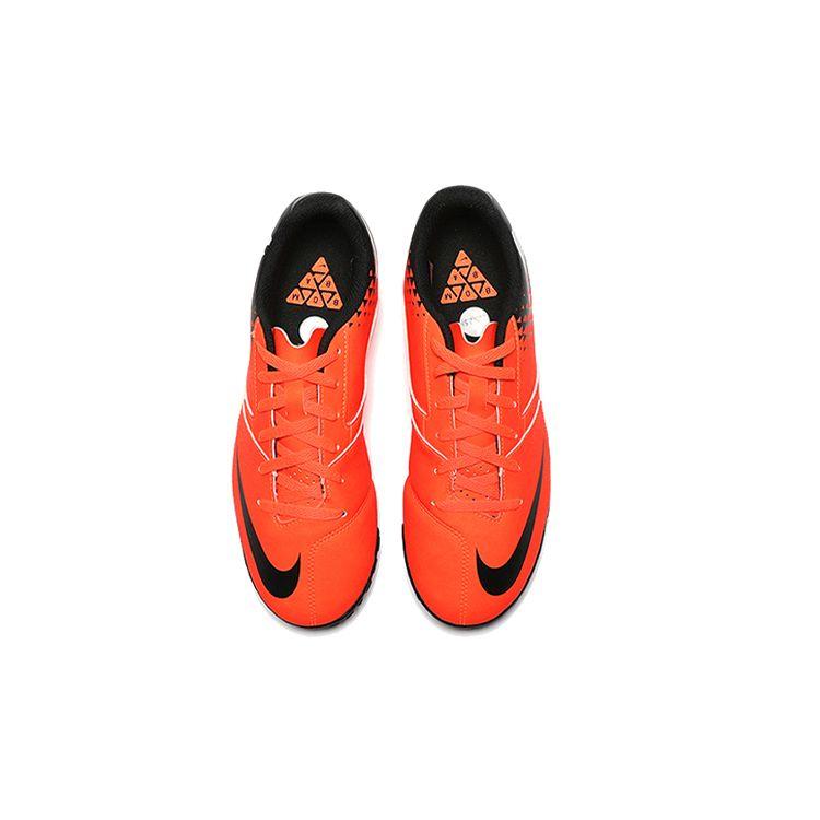 Nike Bombax Junior Comfortable TF Studded Artificial Grass Low-Top Kids Football Shoes Kids Football Shoes Red Black 826488-801
