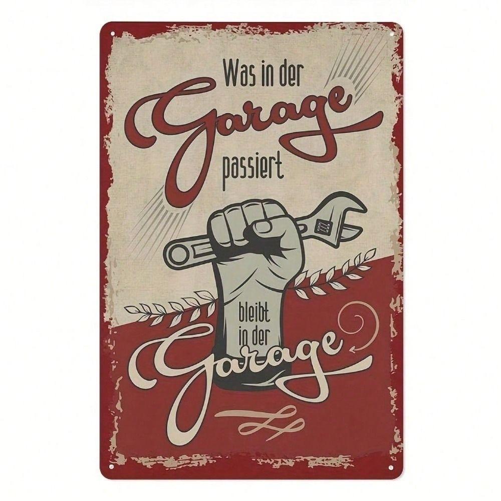 Vintage Retro Car Metal Wall Art Sign for Home Cafe
