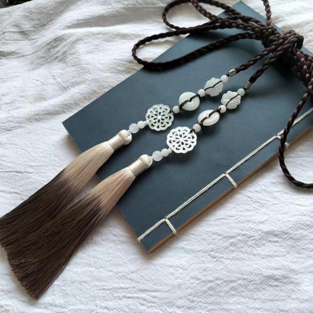 Plastic/Resin Hanfu Gown Sash Chinese Style Ethnic Style Hanfu Waist Belt Ancient Peace Buckle Sash Pendant Costume Accessories