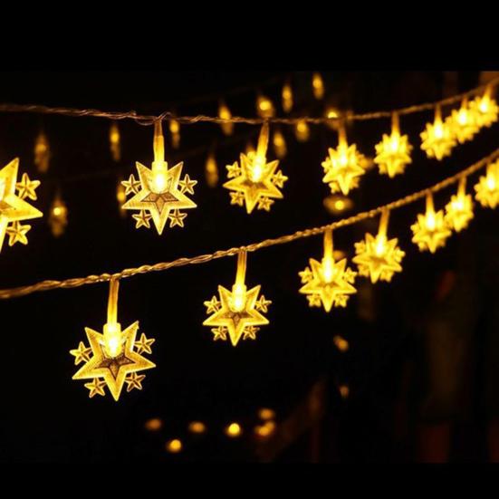 Party Lamp Energy-saving Decorative Soft Lighting Useful Indoor Outdoor LED String Light Party Photo Prop Party Accessories