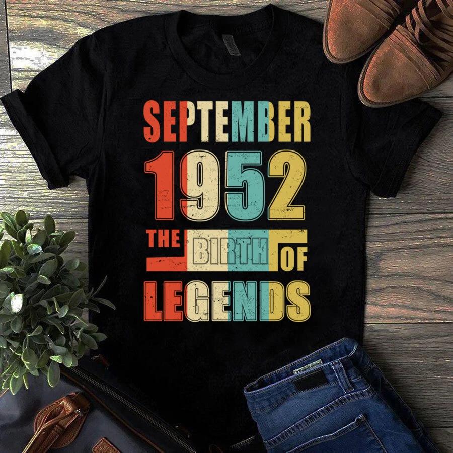 Men s and Women s T-shirts September 1952 The Birth XXXXL
