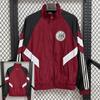 Mens Windproof Outdoor Sport Jacket Long Sleeve V-Neck Thick Lightweight Training Coat Running Hiking Football