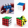 Professional 3x3 Magnetic Cube For Competitions In Magnetic Rainbow And Black