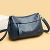 Elegant  Leather Crossbody Bag Fashionable Purse for Women Soft Leather Handbag Trendy Casual Shoulder Bag