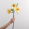 High-End Lifelike Magnolia Artificial Flower Ornaments for Living Room & Dining Table Decor
