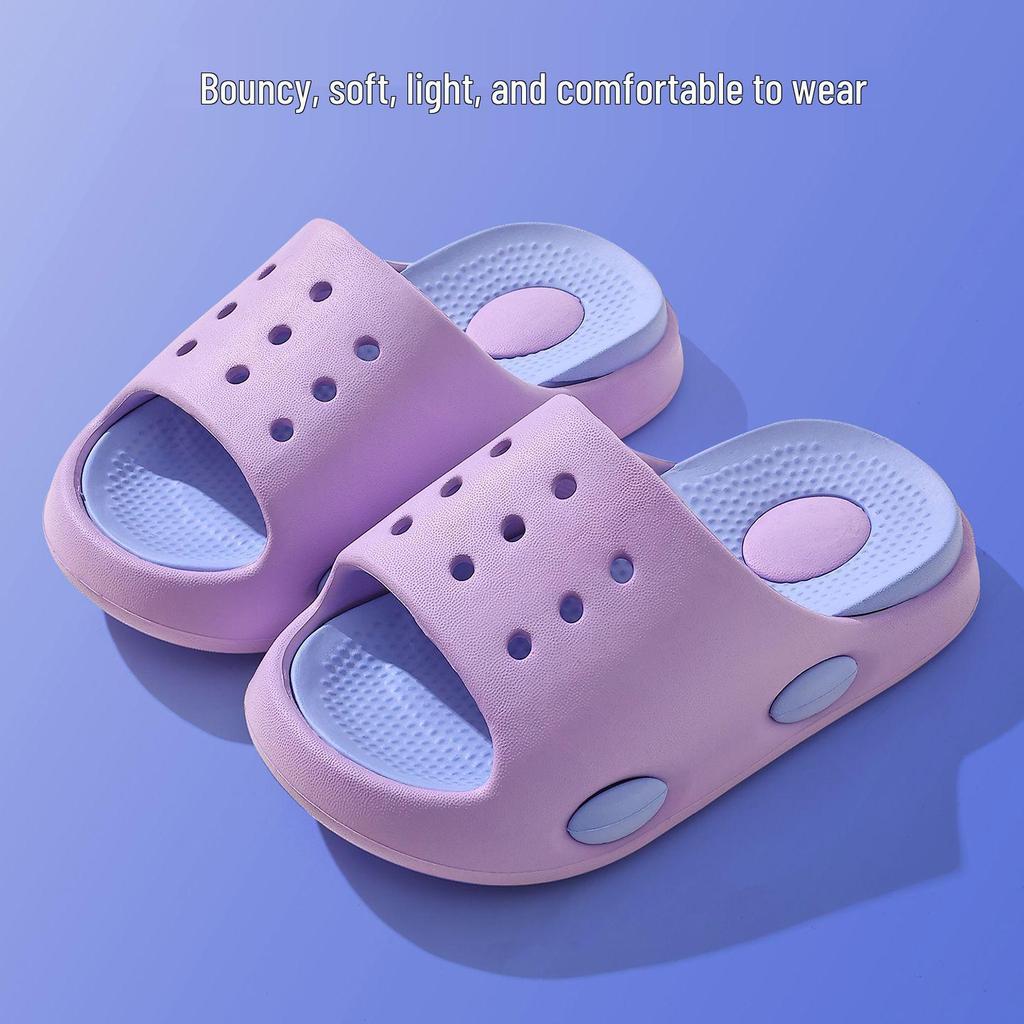 Kids' Non-slip Summer Indoor Slippers: Odor-resistant Sandals for Boys & Girls