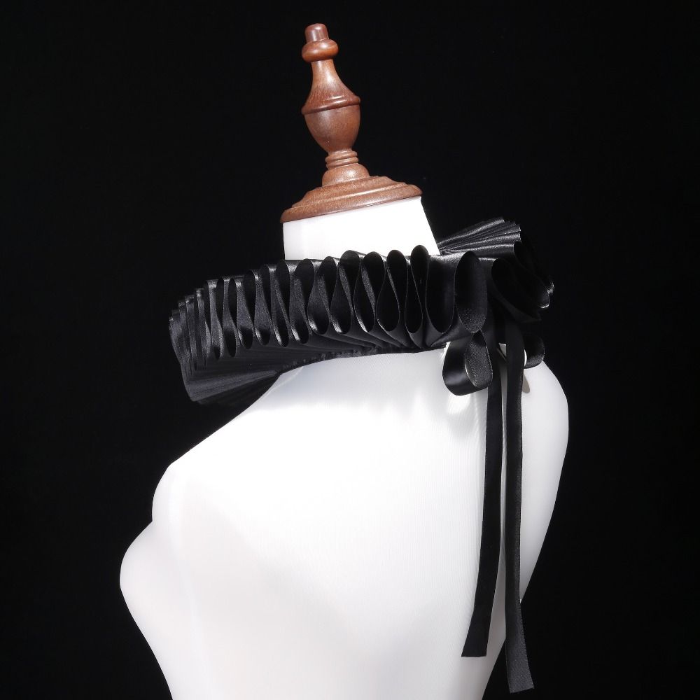 Abnehmbarer Renaissance-Falschkragen Eleganter Retro-Rüschenkragen Cosplay