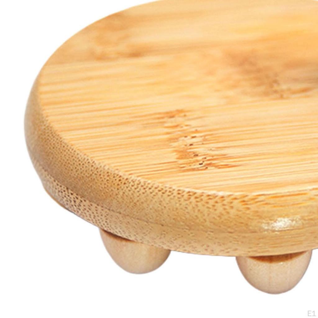 Wood Massage Brush Portable Manual Deep Tissue for Legs Shoulder Waist