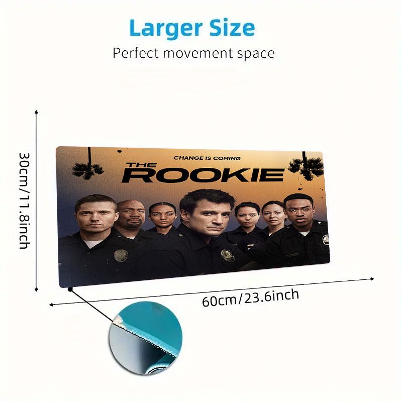 Noob Old Man Mouse Pad, Large Gaming Desk Mat, Non-slip XXL Mousepad for Laptop & Tablet, Mini PC Playmat with Stitched Edges