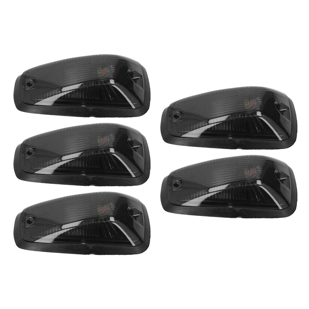 5PCS LED Cab Lights Amber Marker Light IP67 Waterproof Top Clearance Cabin Roof Lamp for Yacht Boat