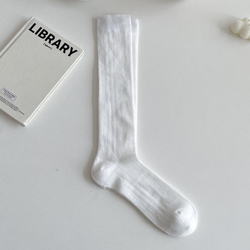 Ballet-style Calf Socks for Women In Summer, Thin and Slimming, Mesh Breathable, Grey Long Pile Socks for Summer