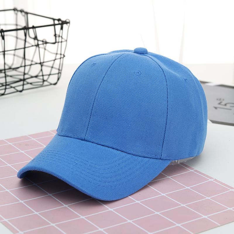 Solid Color Baseball Hat Women'S Versatile Light Board Black Men'S Cap Sunshade Spring And Summer Outdoor Duck