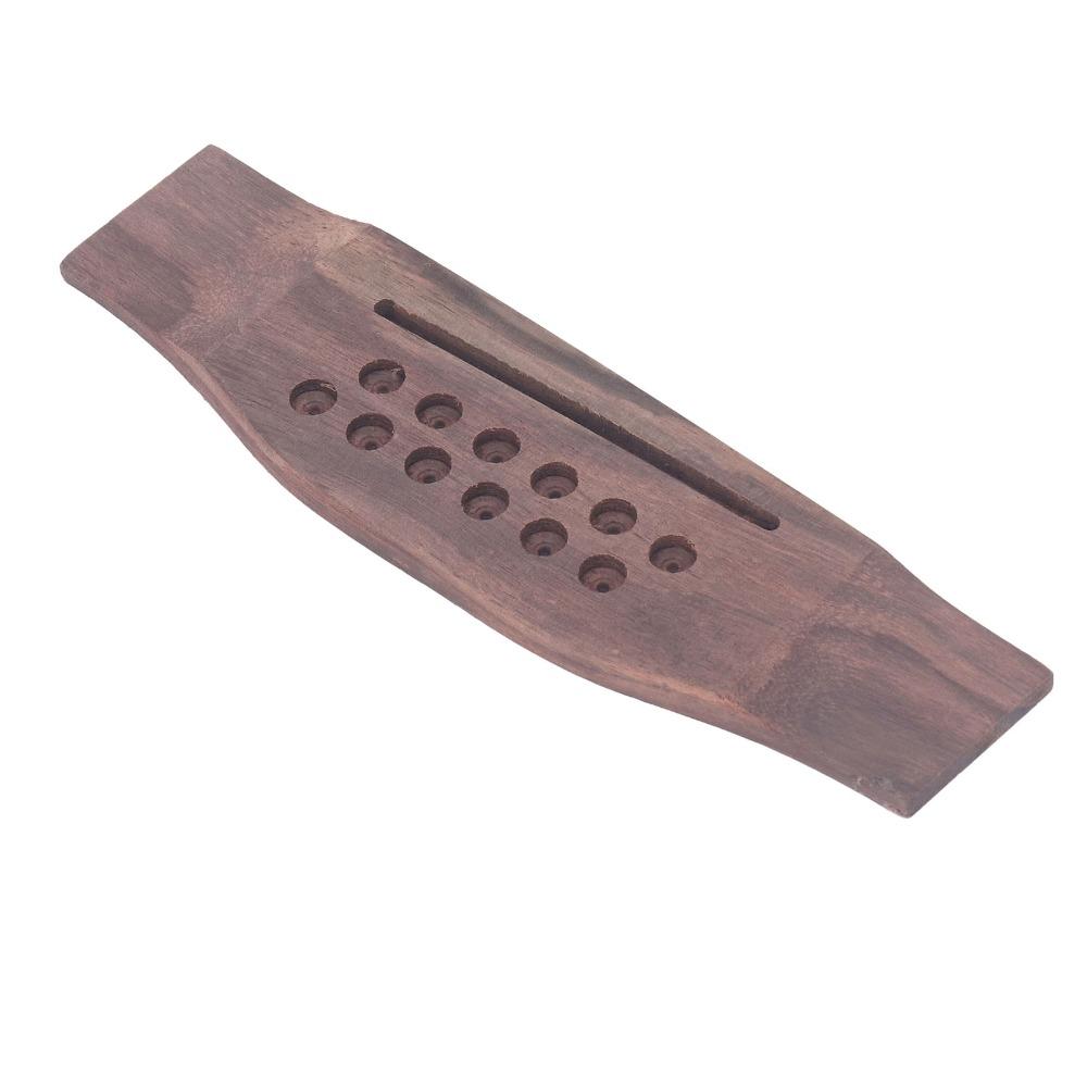 Ponte Acustico in Palissandro Colore Legno Parti per Chitarra Chitarre Acustiche a 12 Corde