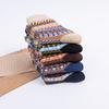 5 Pairs of Thickened and Warm Rabbit Wool Socks for Men In Autumn and Winter with Ethnic Style