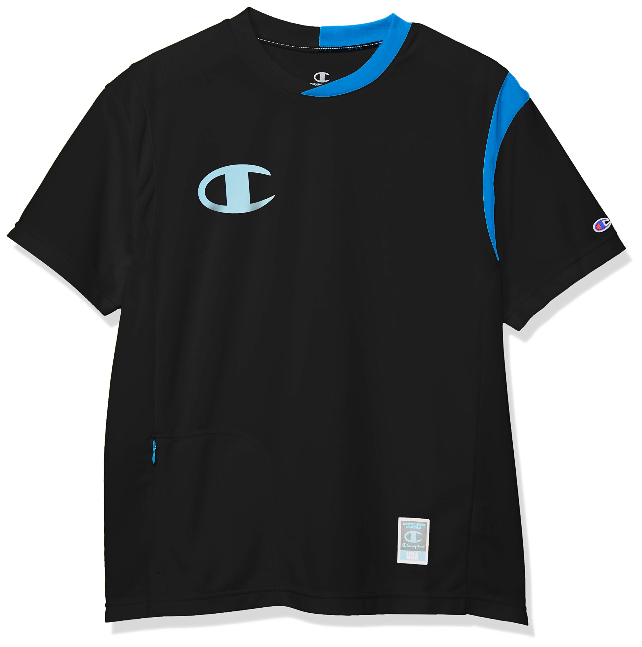 

Champion Esports Game Jersey Japan Size XL to Japanese size C3-QE305 Men s Black, (equivalent XL) чёрный