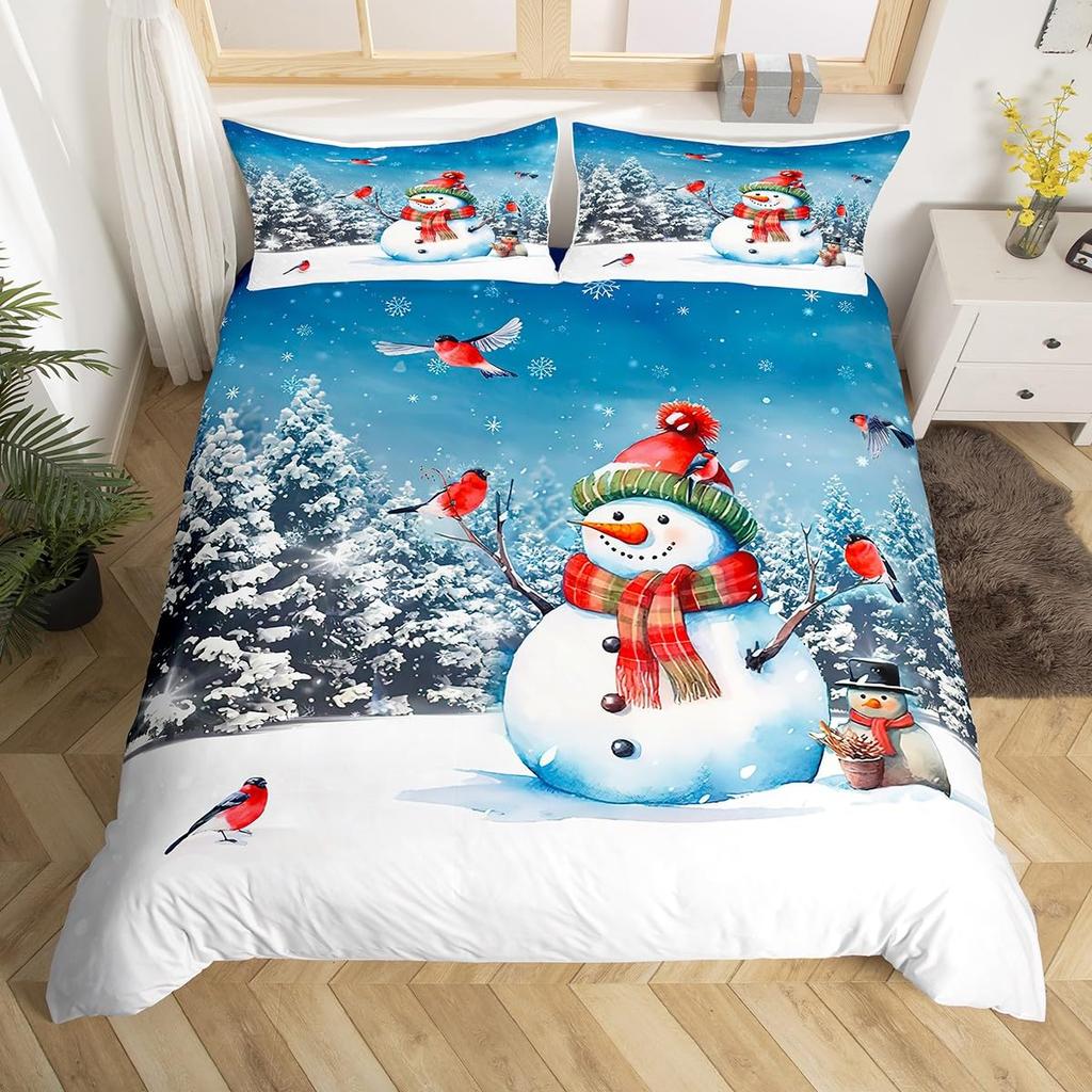 Comforter Christmas Xmas Tree Queen Size Soft Comfortable And Warm Printed For Boys And Girls Room Decoration