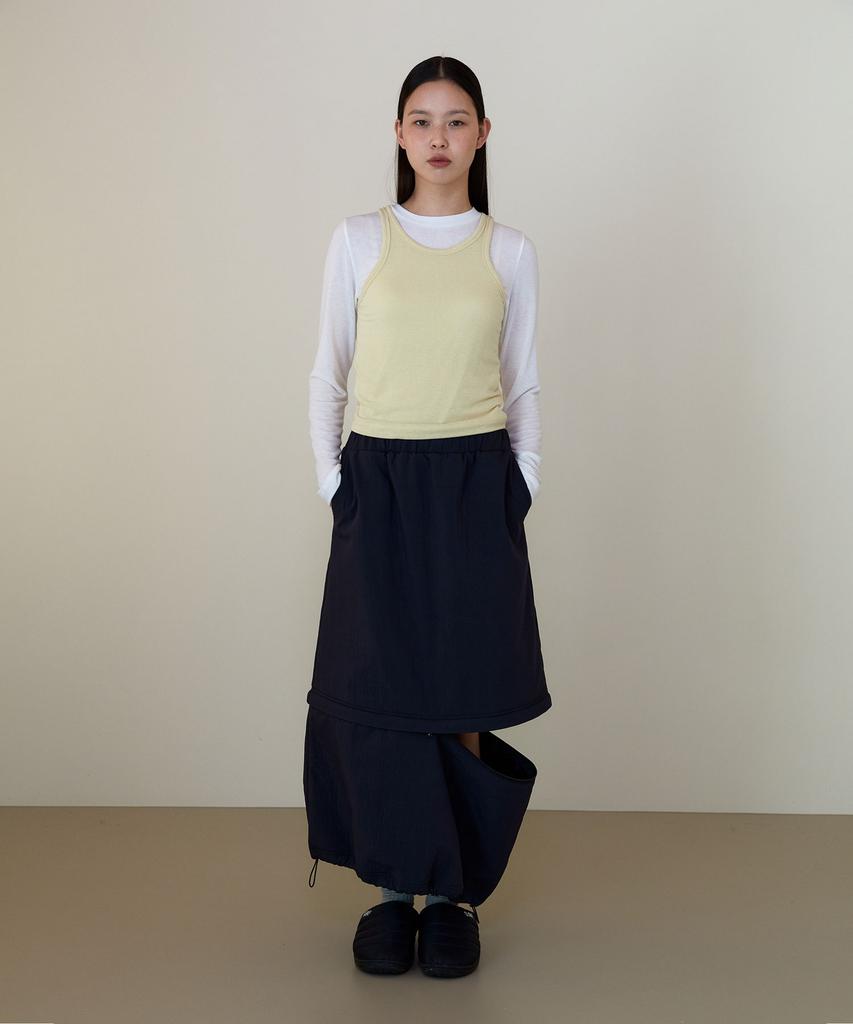 38 Come On Common Padded Detachable Skirt (Charcoal)