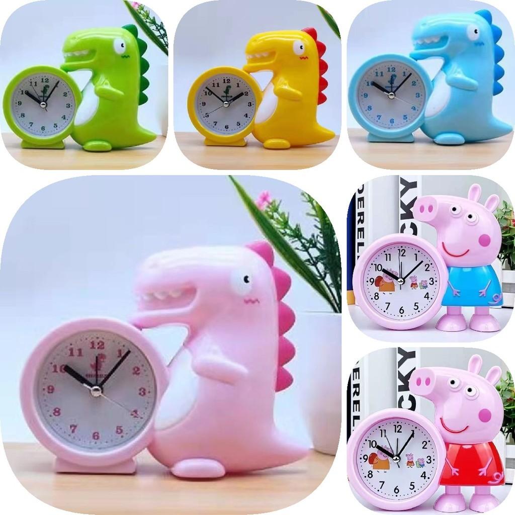 Adorable Cartoon Alarm Clock For Kids Stylish Design Large Lcd Display Battery Operated