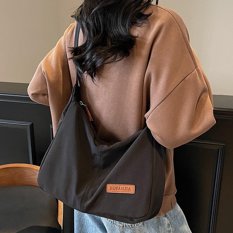 

Summer Women s Bag Women s New Canvas Bag Women s Commuting Shoulder Bag Letters One Shoulder Crossbody Bag