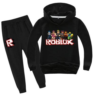 Game Roblox Peripheral Clothes Set Baby Girls Clothing Boys Jacket Pants 2Pcs Set Child Sport Casual Costume Gifts