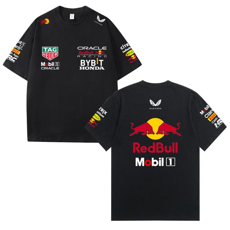Καλοκαίρι 2026 Φόρμα Αγώνων F1 Red Bull Vestapan Ομάδα Στολή T-shirt Κοντομάνικο T-shirt Στρογγυλή Λαιμόκοψη