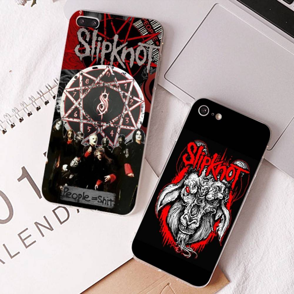 S-Slipknot Rock Transparante Telefoonhoesje Voor IPhone 17 Air 16 Pro Max 15 14 13 12 11Plus Schokbestendige Hoes