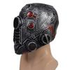 Punk Masque Helmet Halloween Cosplay Natural Latex Full Head Mask Steampunk Robot Masque Headgear Halloween Costume Props