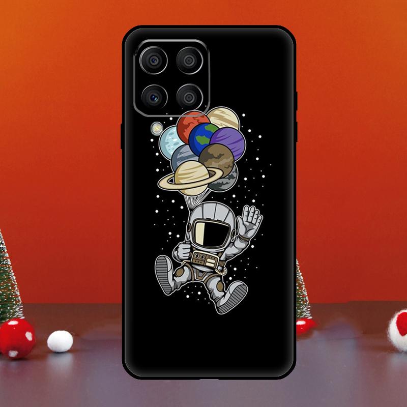 Aesthetic Space Moon Astronaut For Samsung Galaxy M33 M13 M35 M53 M11 M21 M31 M55 M15 M14 M34 M54 M12 M32 M52 M06 M16 Case
