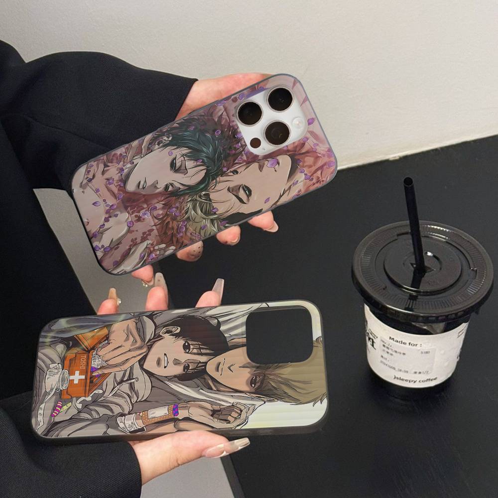 Anime Killing Stalking Phone Case For IPhone 17 16 15 14 13 12 11 Pro Max Plus Corrugated Bumper Back Cover Shell