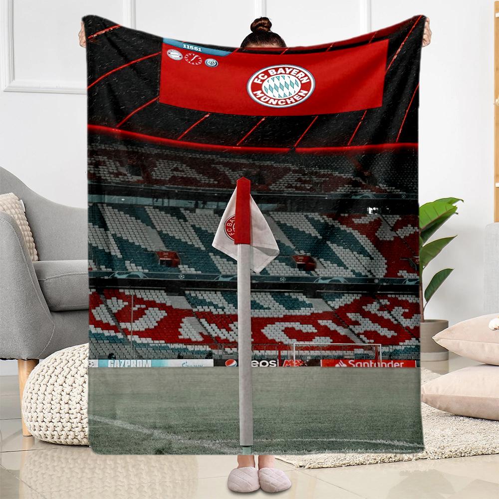 Bayern Munich Blanket Warmthful Decor Perfect for Bedding Chair Livingroom for All Seasons Stylish Decor Ideal Gift For Birthday Valentine'S Day