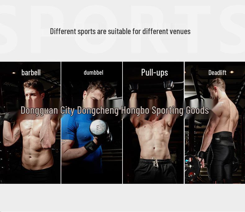 Dvispalviai neslystantys sunkiosios atletikos dirželiai ir riešo įtvarai sukibimui palaikyti