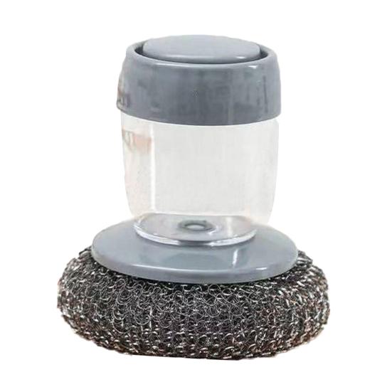 Plastic Practical  Rust Resistant Cleaning Brush  with Storage Tank Dish Washing Brush for Pots