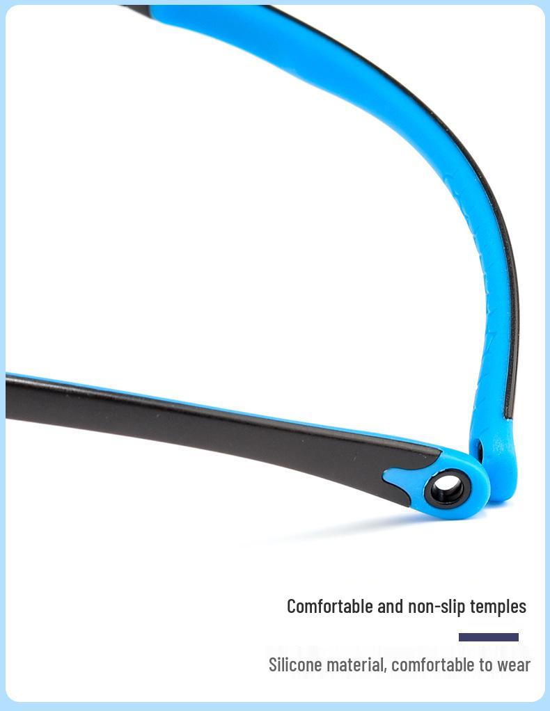 Ultra-Light Silicone Kids' Glasses Frame 9017ET: Durable Myopia Frames for Boys and Girls