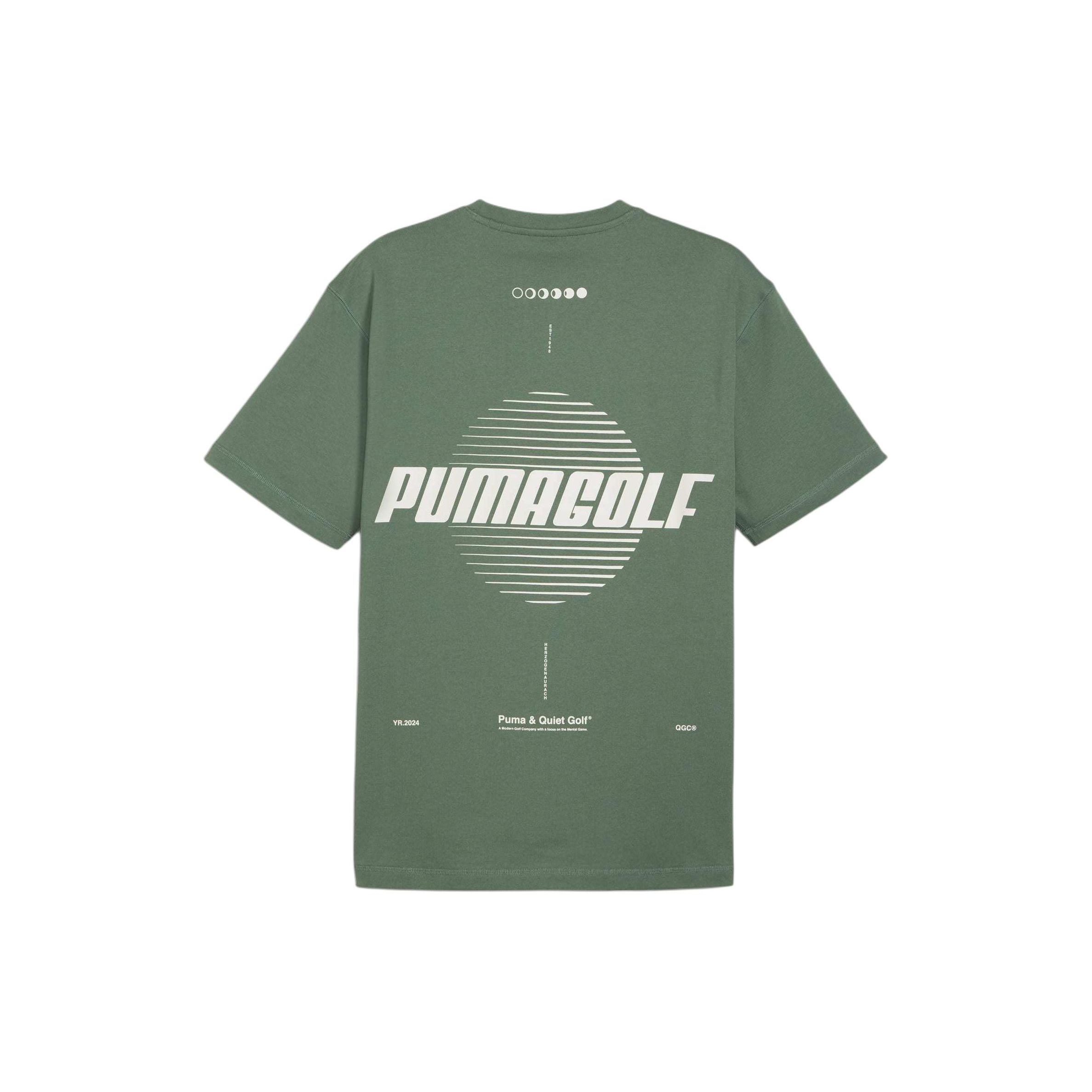 

Puma Футболка свободного покроя с коротким рукавом и буквенным принтом, мужская, светло-зеленая 625766-01 S