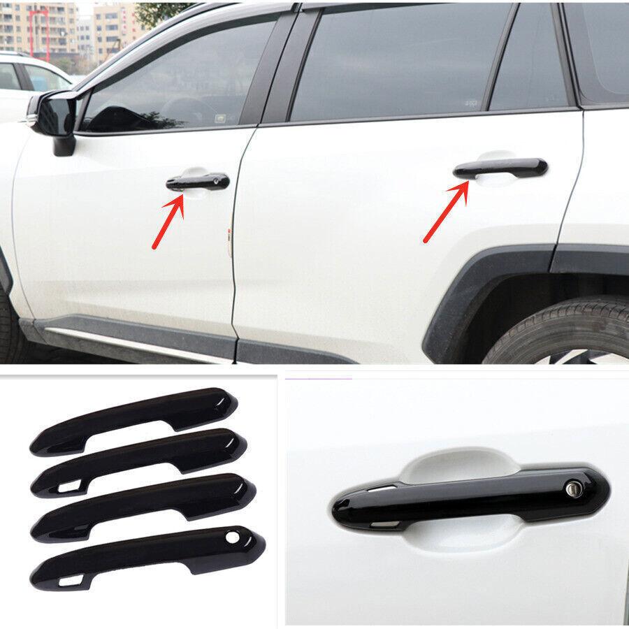For Toyota Highlander - Bright black Car Door Handles Cover molding Trim
