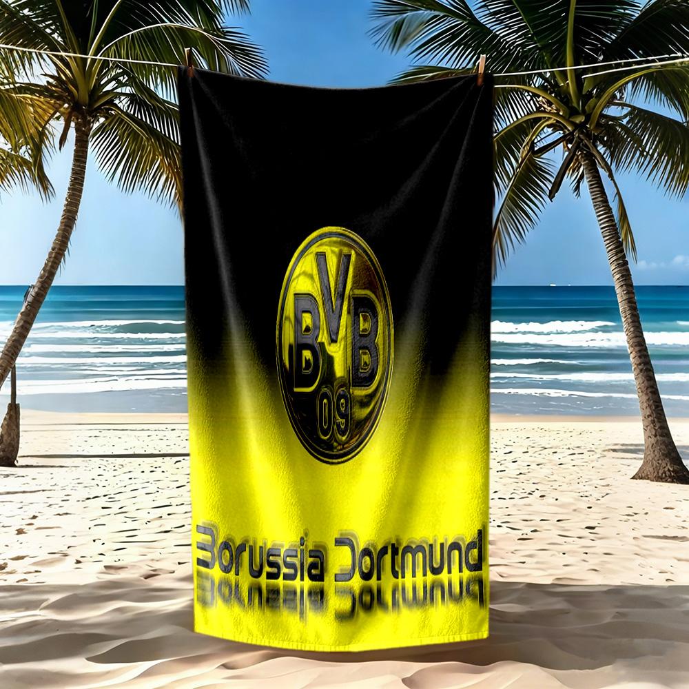 Borussia Dortmund Beach Towel Soft Durable Quickdry Comfortable Lightweight