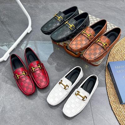 Men’s Moccasins Penny Loafer Driving Shoes Comfort Leather Flats Casual Slip-ons Plus Size Color Shoes for Men