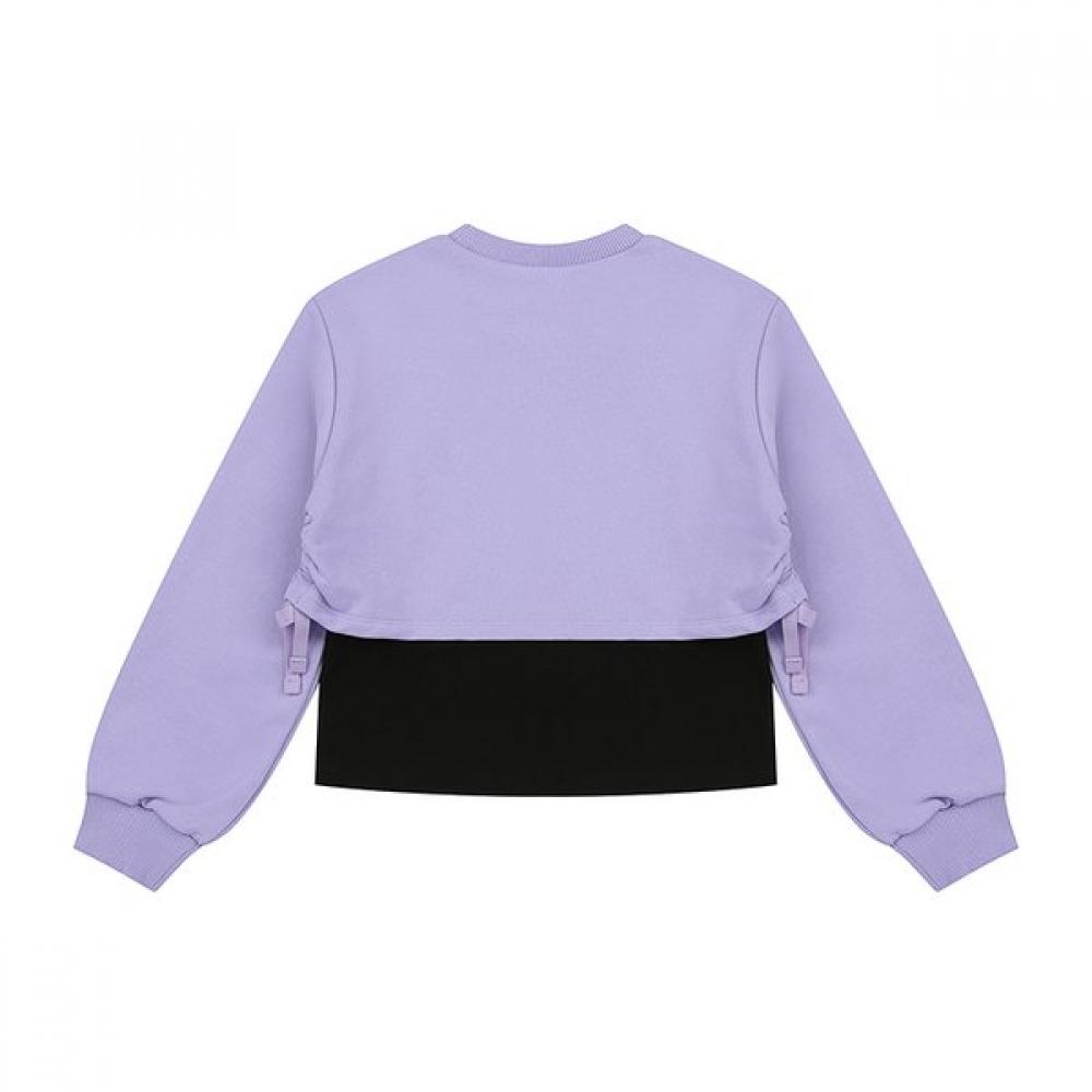 

Tiffany Purple Shirring Layered T shirT T54uaT050 behold/M(145)