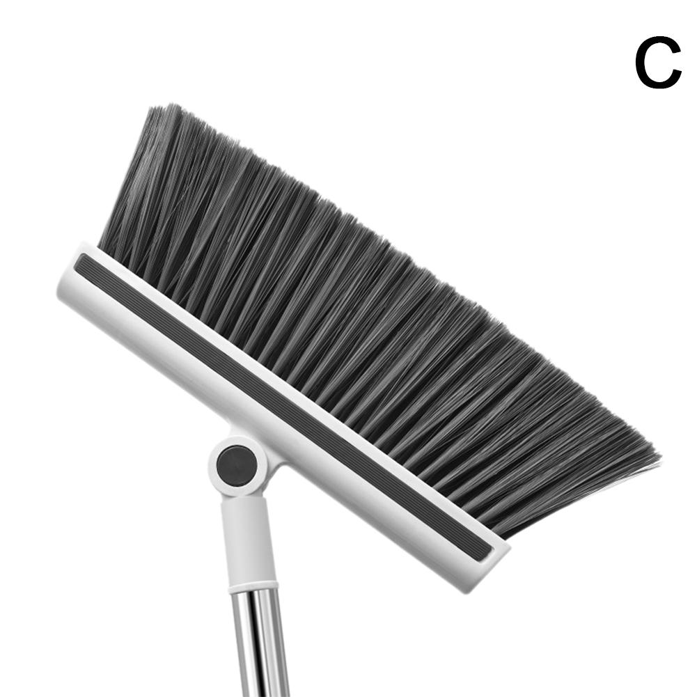 

Утолщенная метла-совок для пола, набор щеток для уборки, комнатная антипригарная метла для волос, длинная ручка, щетка для пола с совком для уборки