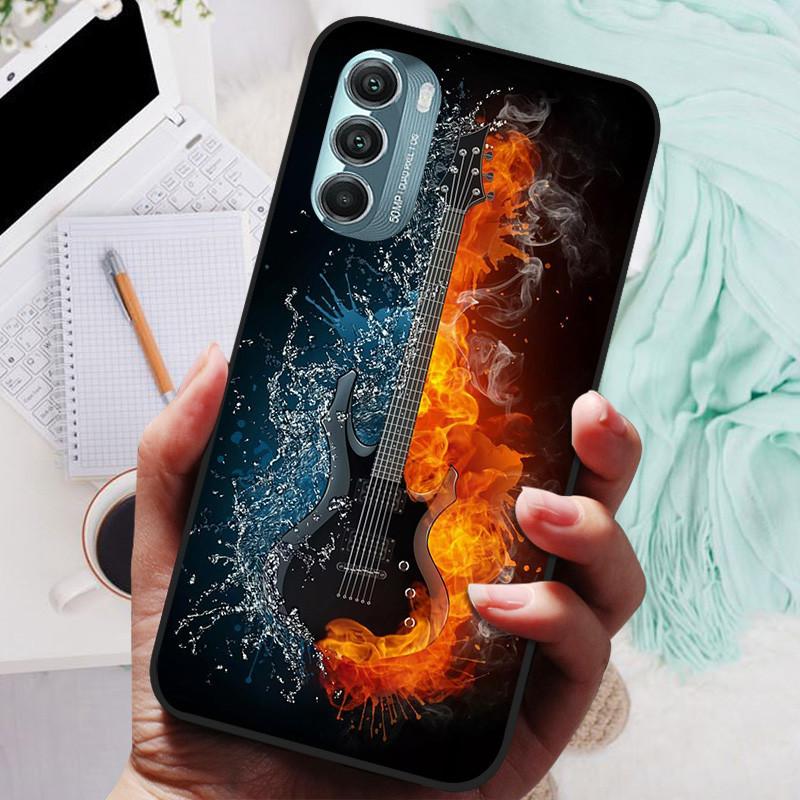 For Moto G Stylus 5G 2022 Case Black Cover Lion Wolf Silicone Soft Back Cases For Motorola Moto G Stylus 4G 5G Protective Shell