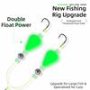 Size4#-12# Reverse Off-Bottom Double Hook Rig Surf Fishing Rigs  European Carp Fishing