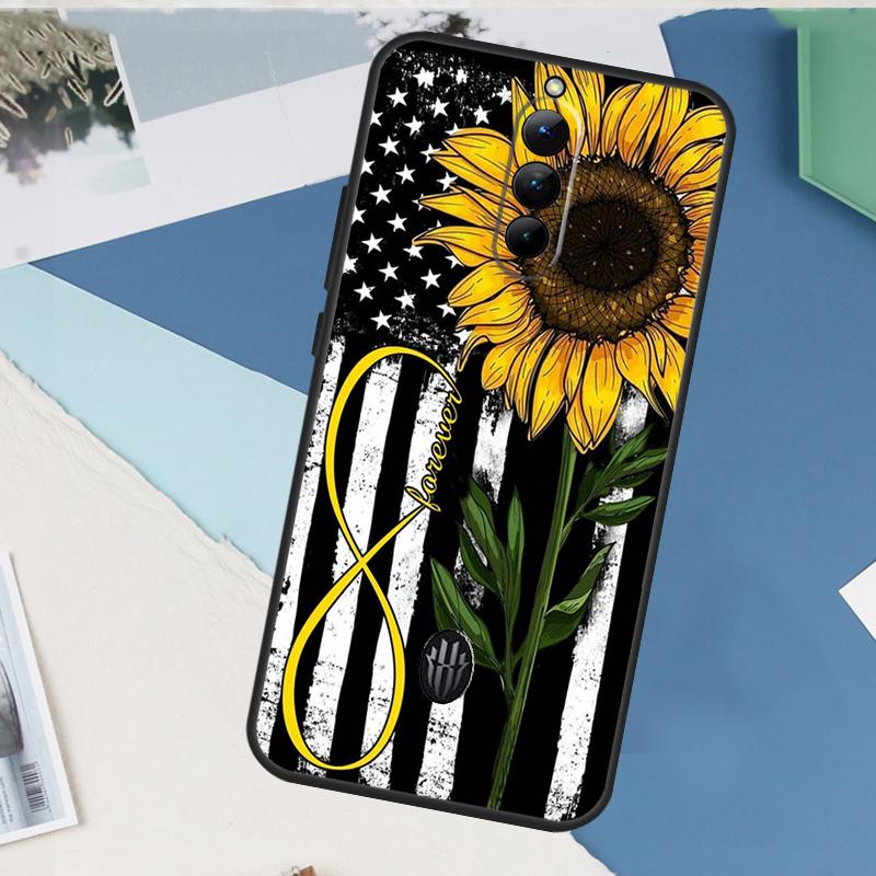 Sunflower Case For ZTE Nubia Red Magic 8S 9S 10S 10 9 8 11 Pro Plus 6 7 6S 7S Pro 5G 6R 10 Air Cover