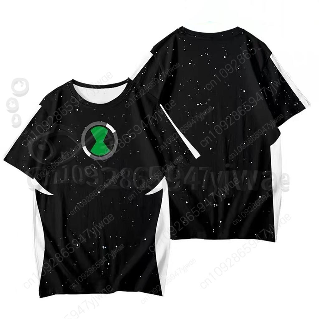 Tricouri Cosplay Omnitrix Ben10 Anime American cu Imprimeu 3D Ben Tennyson pentru Copii Cartoon Mânecă Scurtă Vară Harajuku Topuri Y2k