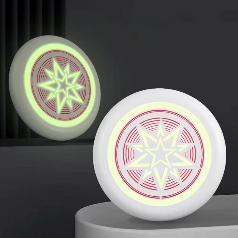 Luminous Swivel Flying Discs Professional Throwing Disc 7.87In Lightweight For Outdoor Sports Beach Camping Game