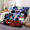 This 3DThe new Suicide Squad printed blanket is a warm and comfortable flannel blanket suitable for bedrooms, sofas, beds, chai